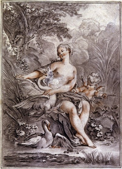 Léda et le Cygne - Francois (after) Boucher