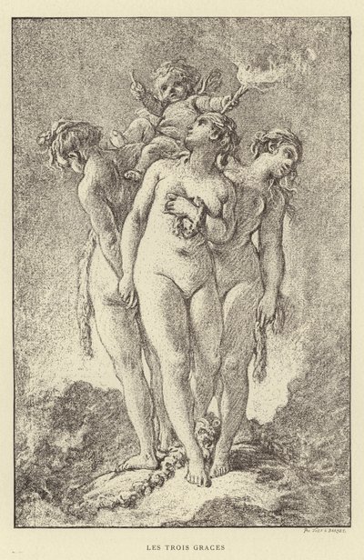 Les Trois Grâces - Francois (after) Boucher