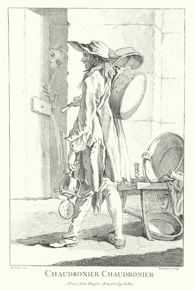 Vendeur de pots et casseroles - Francois (after) Boucher