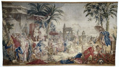 Le Marché Chinois, Manufacture Royale de Beauvais - Francois (after) Boucher