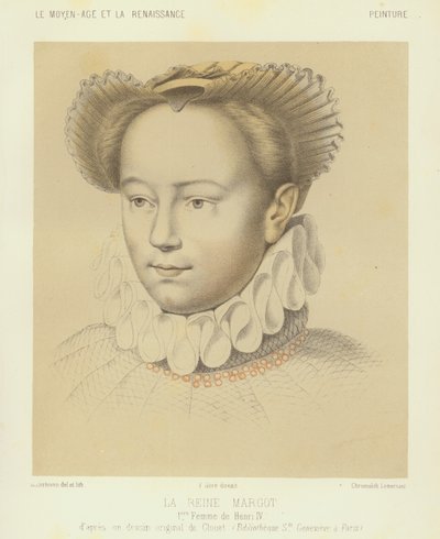 Marguerite de Valois, première épouse du roi Henri IV de France - Francois (after) Clouet