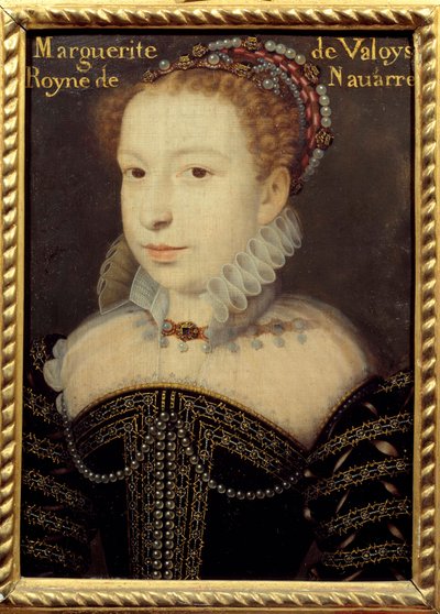 Portrait de Marguerite de Valois (1553-1615) ou Reine Margot - Francois (after) Clouet