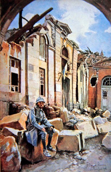 Bataille de Verdun : Cour de l