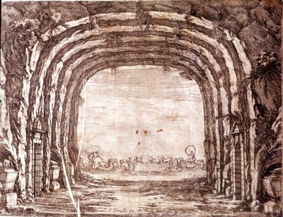 Les noces de Pelée et de Thétis, décor de Giacomo Torelli - Francois (after) Francart