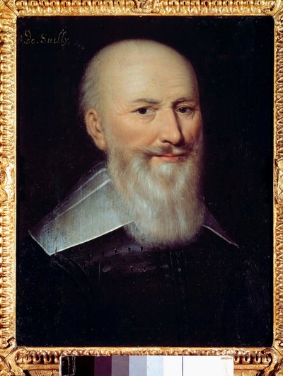 Portrait de Maximilien de Béthune (1560-1641) Baron de Rosny, duc de Sully. Peinture anonyme (probablement François Quesnel) - Francois (attr.to) Quesnel