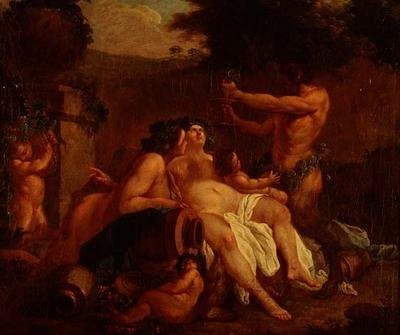 Bacchus festoyant près d