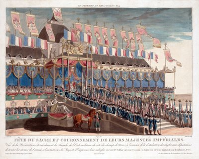 Festivités lors du couronnement de Napoléon - Francois Aubertin
