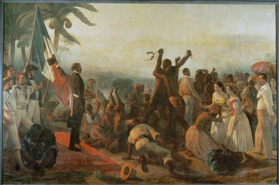Proclamation de la liberte des Noirs aux colonies … - François Auguste Biard