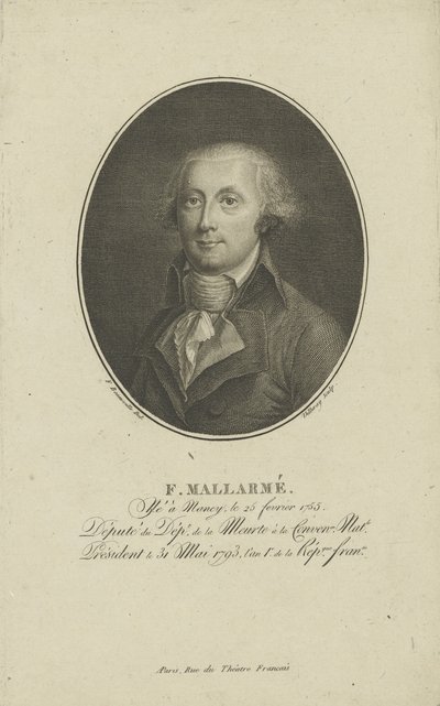 François-René-Augustin Mallarmé 1755-1831, vers 1800 - Francois Bonneville
