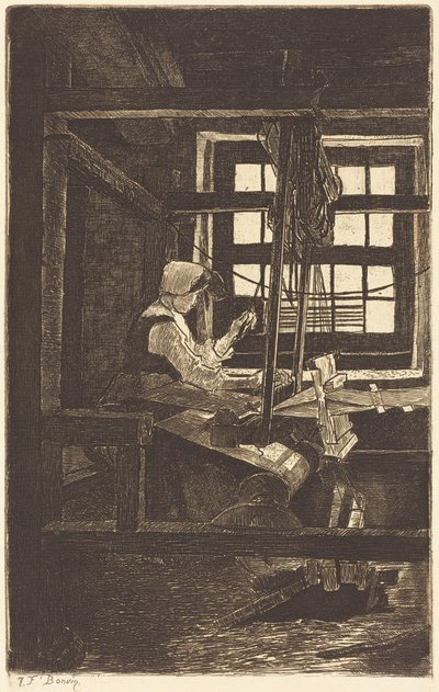 La Tisserande - François Bonvin