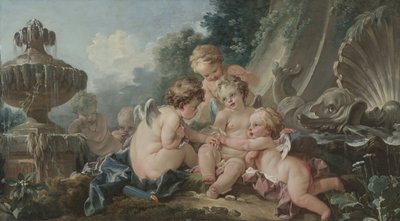 Cupidons en conspiration - François Boucher