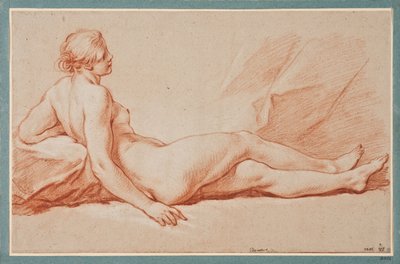 Modèle féminin à demi-allongée - François Boucher