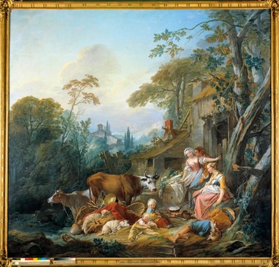 Le bonheur au village - François Boucher