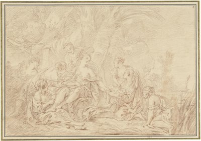 La découverte de Moïse - François Boucher