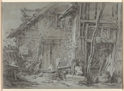 La ferme délabrée - François Boucher