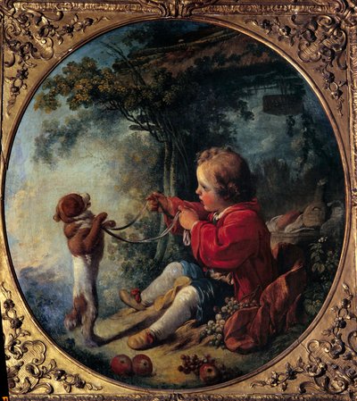 Le chien savant - François Boucher