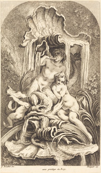 Triton et nymphe - François Boucher