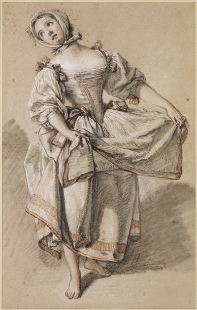 Jeune fille de campagne dansant, vers 1765-70 - François Boucher
