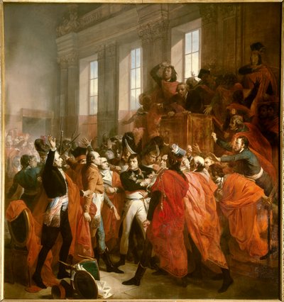 Bonaparte et le Conseil des Cinq-Cents à Saint-Cloud - Francois Bouchot