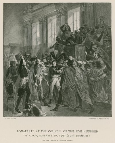 Bonaparte au Conseil des Cinq-Cents - Francois Bouchot