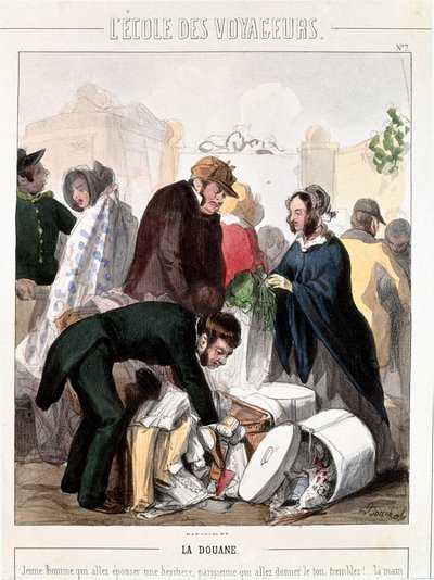 Douanes. Contrôle douanier de la dot d
