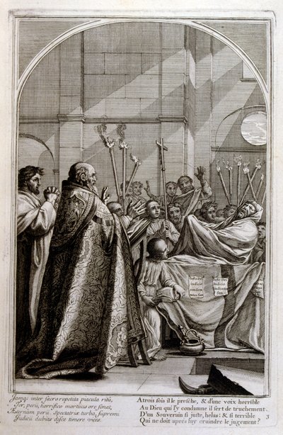 Gravure de François Chauveau 1680 