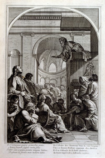 Gravure de François Chauveau 1680 