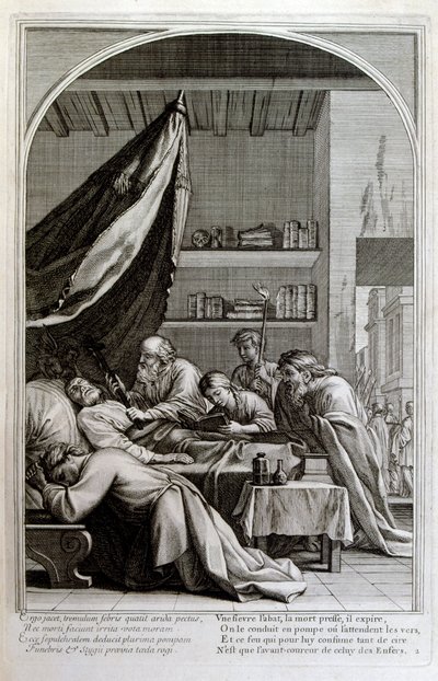 Gravure de François Chauveau 1680 