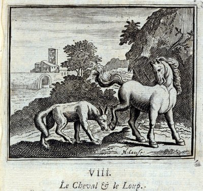 Le cheval et le loup - Francois Chauveau