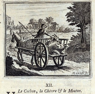 Le cochon, la chèvre et le mouton - Francois Chauveau