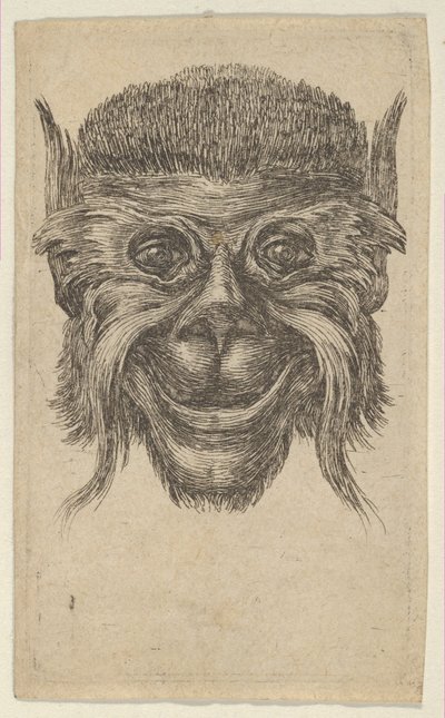 Masque de singe, de Divers Masques, vers 1635-45 - Francois Chauveau