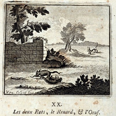 Les deux rats, le renard et l