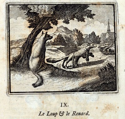Le loup et le renard - Francois Chauveau