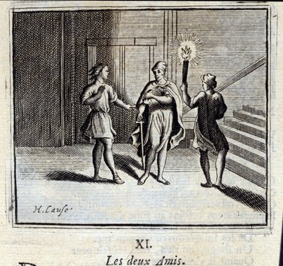 Les deux amis - Francois Chauveau