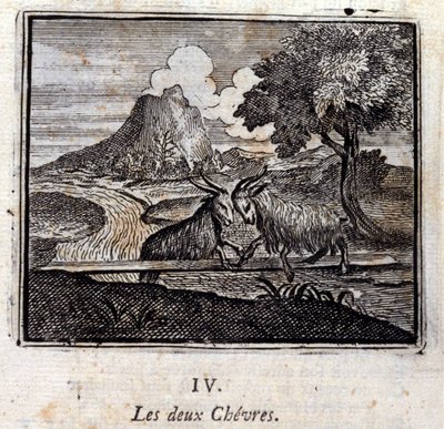 Les deux chèvres - Francois Chauveau