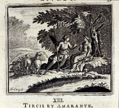 Tircis et Amarante - Francois Chauveau