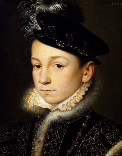 Portrait de Charles IX de Valois, roi de France - François Clouet