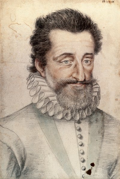 Portrait du roi Henri IV de France (1553-1610) - François Clouet