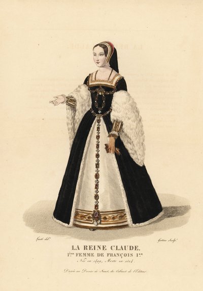 Reine Claude, première épouse du roi François Ier - François Clouet