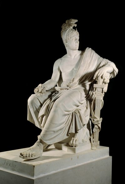 Portrait de Lazare Louis Hoche (1768-1797), général français de la Révolution. Sculpture de François Dominique Aimé Milhomme (1758-1823) - Francois Dominique Aime Milhomme