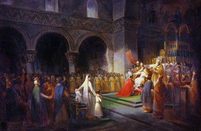 Couronnement de Pépin le Bref à l