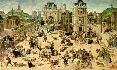 Massacre de la Saint-Barthélemy le 24 août - Francois Dubois