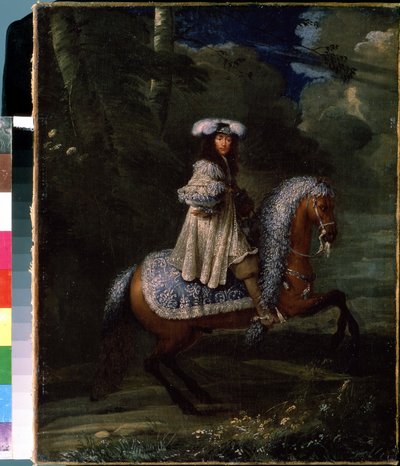 Cavalier en bleu - Francois Duchatel
