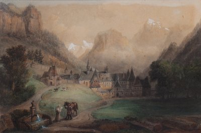 La Grande Chartreuse 1869 - Francois Edme Ricois