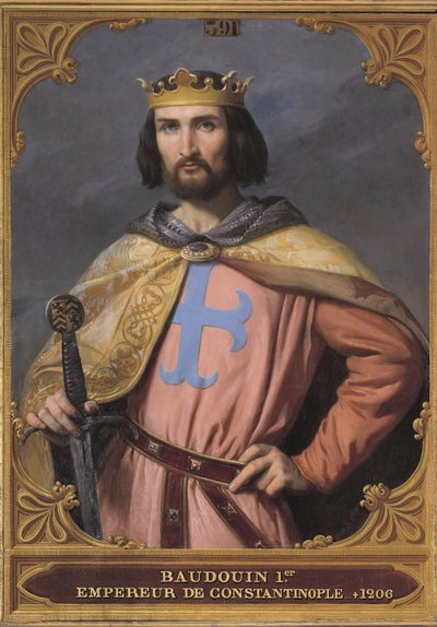 Baudouin Ier de Constantinople 1171-1205 - Francois Edouard Picot