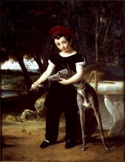 Henri de France (1820-83) Duc de Bordeaux chez la Duchesse d
