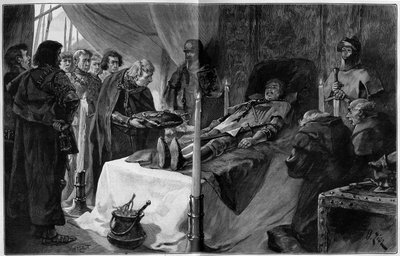 Guerre de Cent Ans : mort du connétable Bernard du Guesclin (1320-1380) - Francois Edouard Zier