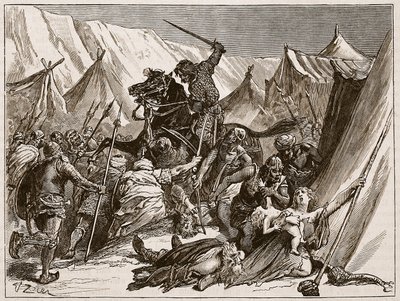 Robert de Normandie ralliant les croisés, illustration de 