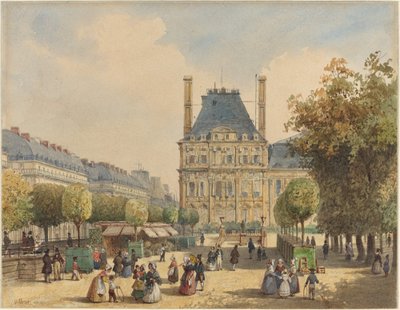 Rue de Rivoli et Pavillon Marsan - Francois Etienne Villeret