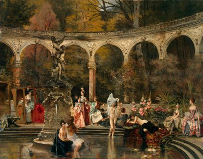 Bain des dames de cour au XVIIIe siècle, 1888 - Francois Flameng